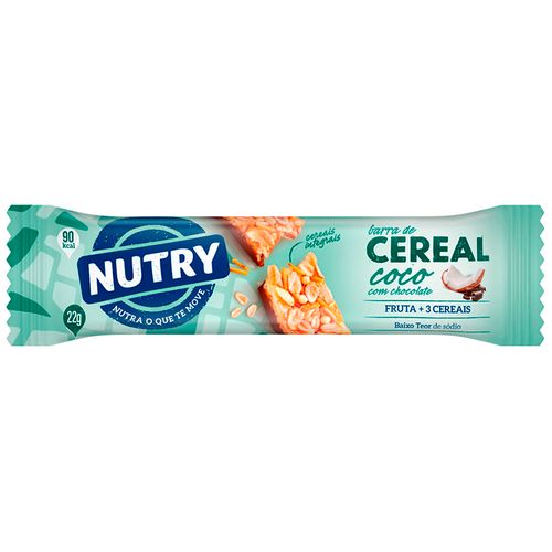 Cereal barra NUTRY coco y chocolate 25 g