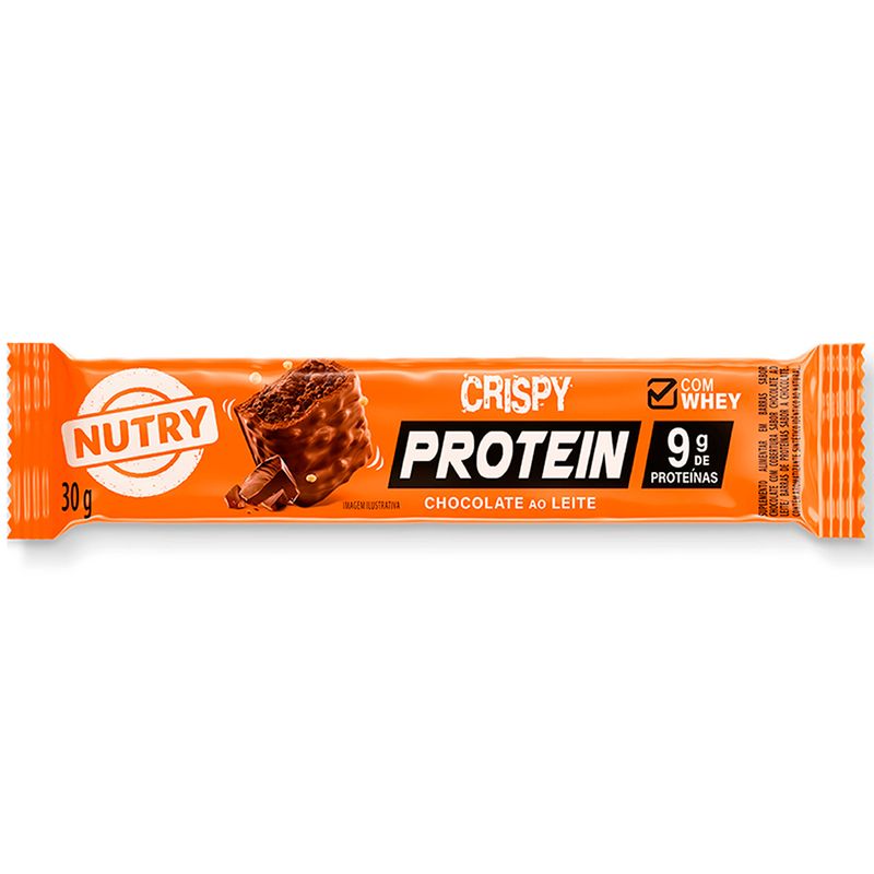 Cereal-en-barra-Crispy-Protein-Chocolate-NUTRY-30-g