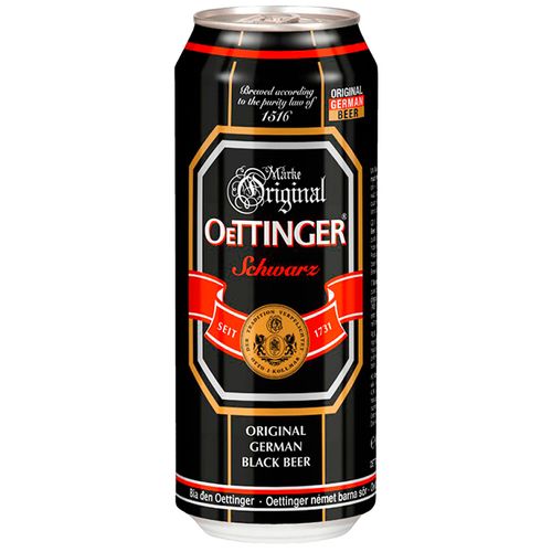 Cerveza OETTINGER negra 500 ml