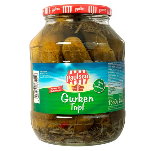 Pepinillos gherkins PAULSEN 1550 g