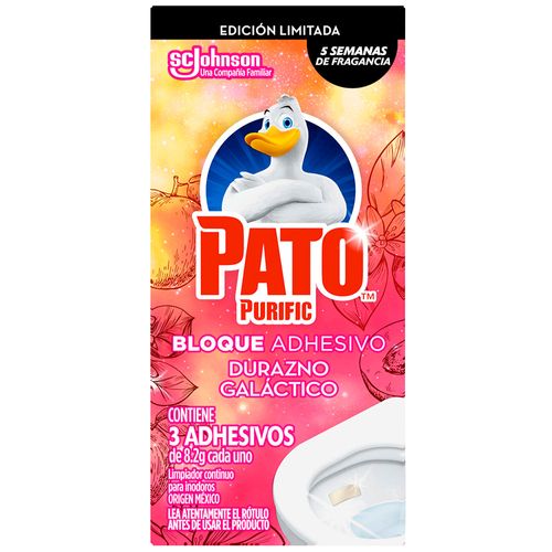 Bloque Adhesivo para Inodoro PATO Floral 25 g
