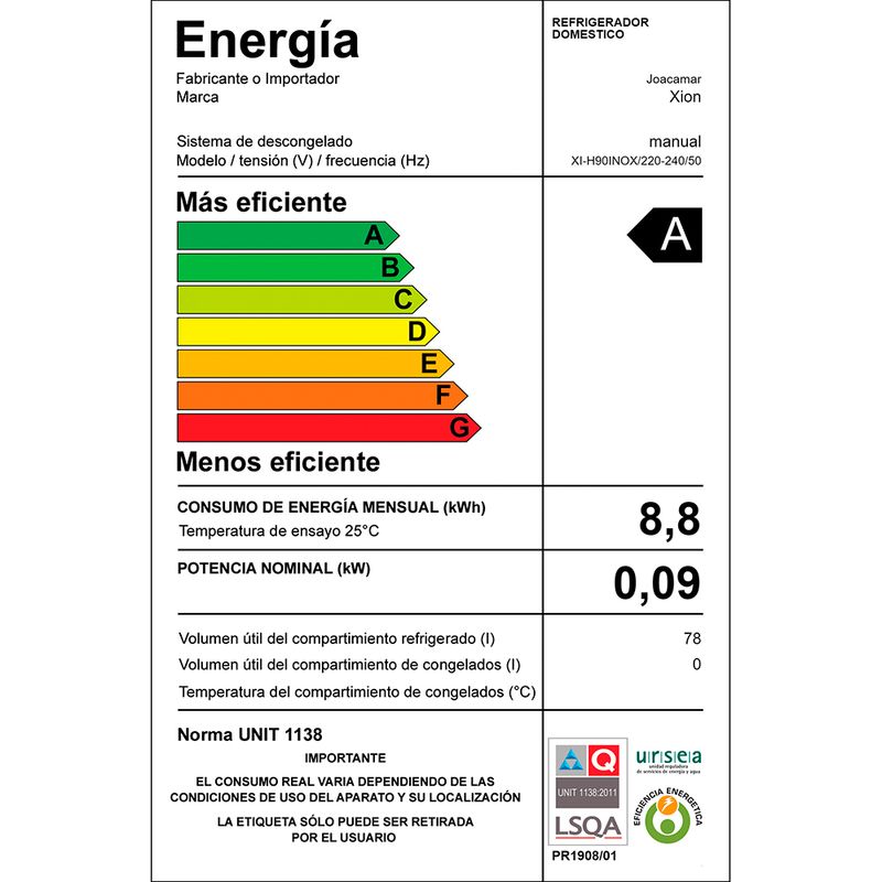 Frigobar-XION-Mod.-XI-H90INOX-acero-inoxidable-90L