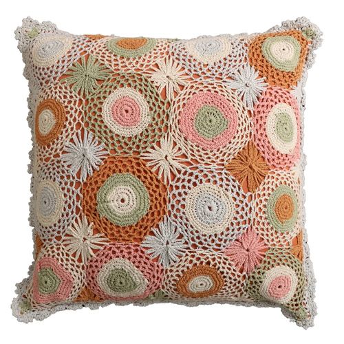 Almohadón decoración 50 x 50 cm multicolor