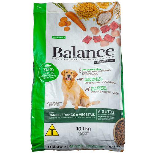 Alimento para perro BALANCE adulto raza mediana 10,1 kg