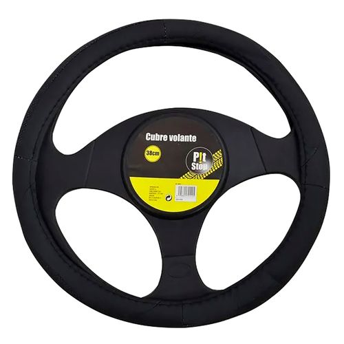 Cubre Volante PIT STOP Tela y Cuerina