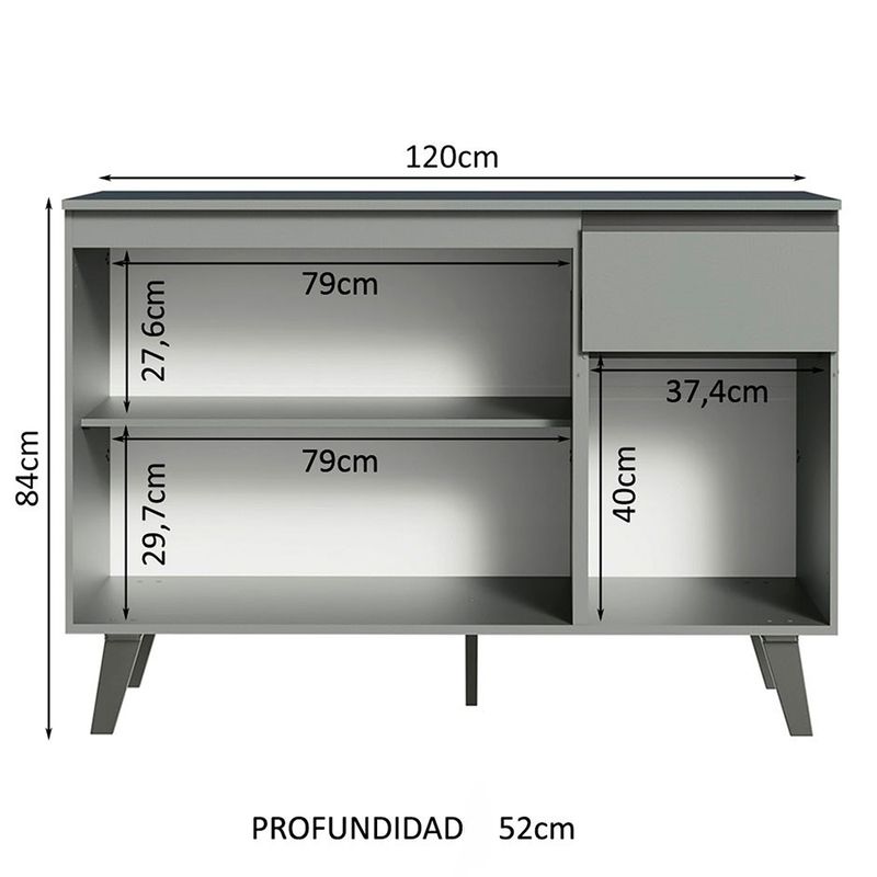 Bajo-Mesada-3-Puertas-1-Cajon-120x84x52-cm-Gris