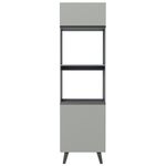 Armario-Cocina-2-Puertas-2-Nichos-60x211x52-cm-Gris