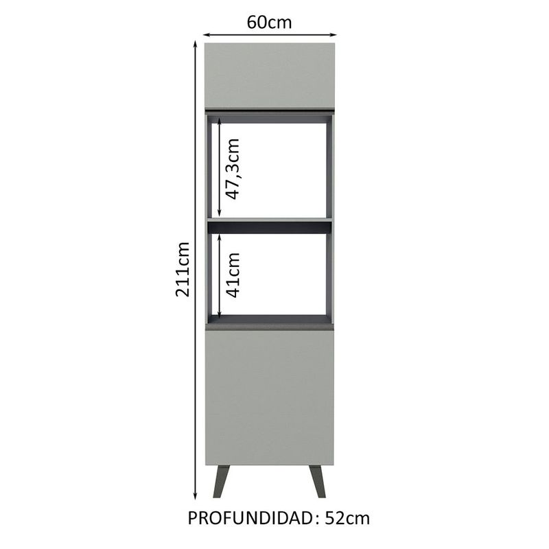 Armario-Cocina-2-Puertas-2-Nichos-60x211x52-cm-Gris