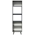 Armario-Cocina-2-Puertas-2-Nichos-60x211x52-cm-Gris
