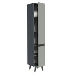 Armario-Cocina-2-Puertas-40x211x52-cm-Gris