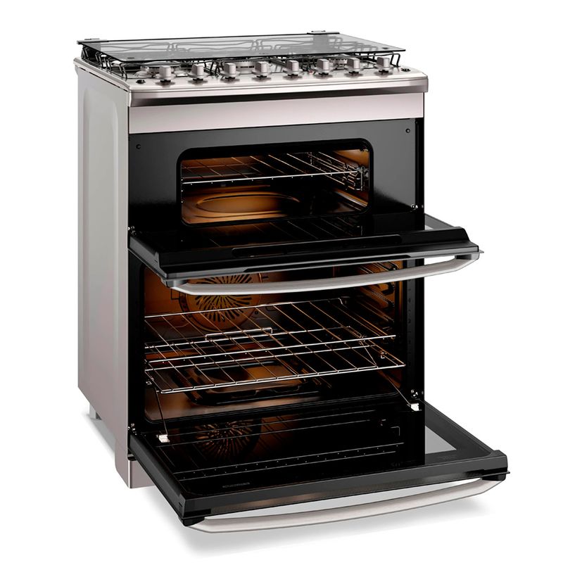 Cocina-ELECTROLUX-Mod.-FE5DC-5-hornallas-doble-horno-gas-electrico