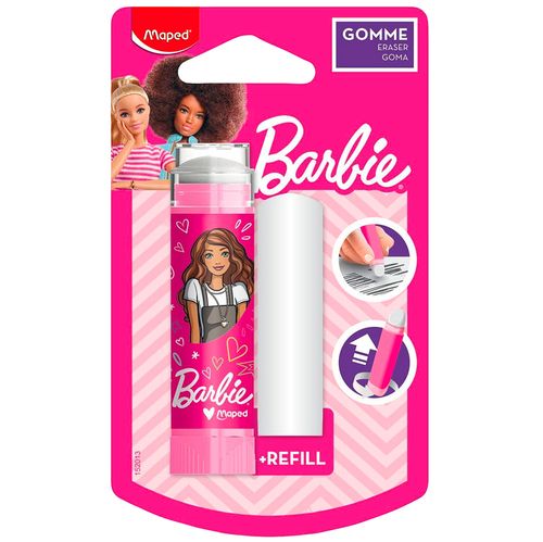 Goma de Borrar MAPED Barbie + Repuesto
