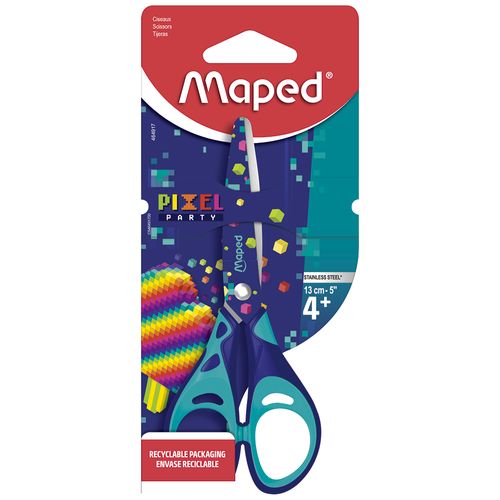 Tijera MAPED pixel party 13 cm