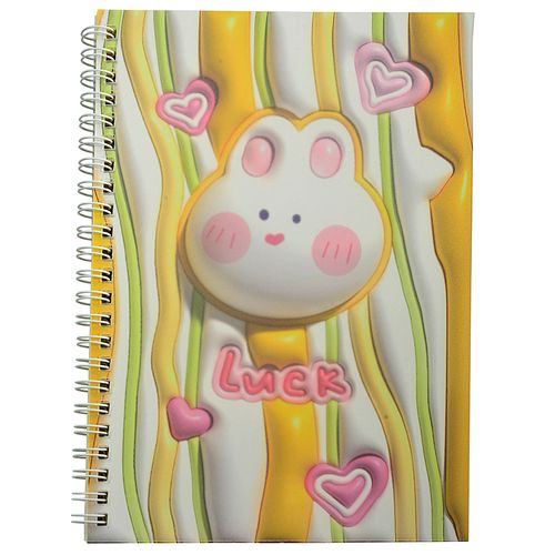 Cuaderno a 5 tapa divertida espiral 52 h