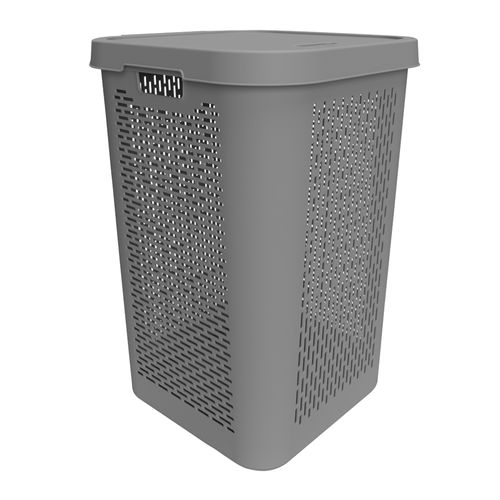 Cesto para Ropa Gris 66 L 41x41x59.5 cm
