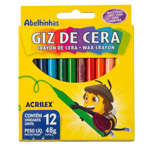 Crayolas ACRILEX finas 12 un.