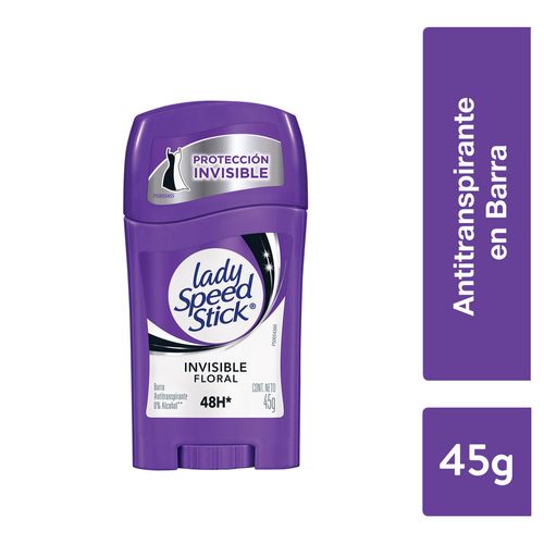 Desodorante Invisible Floral LADY SPEED STICK 45 g