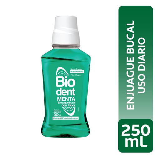Enjuague bucal BIODENT menta 290 ml