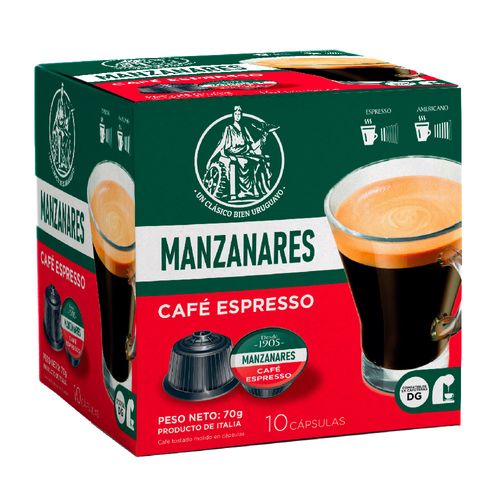 Cápsulas MANZANARES Espresso 10 un.
