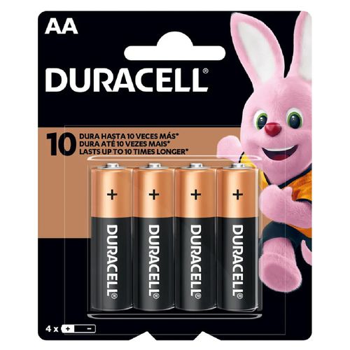 Pilas DURACELL AA lleve 4 pague 3