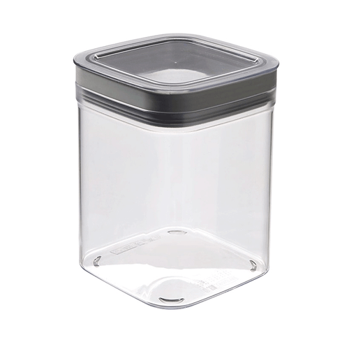 Frasco plástico transparente con tapa blanco 13 L
