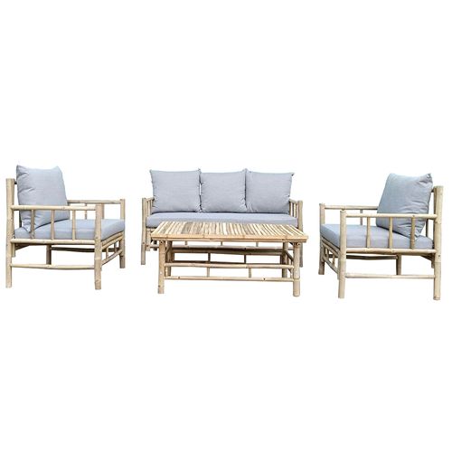 Set de Living 4 Piezas en Bambú