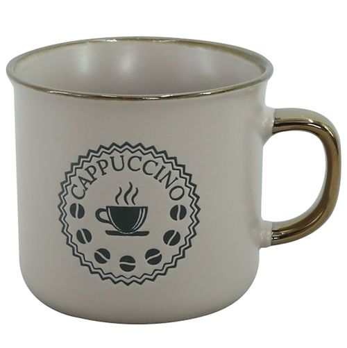Jarro Cerámica 285 ml Capuccino Rosa