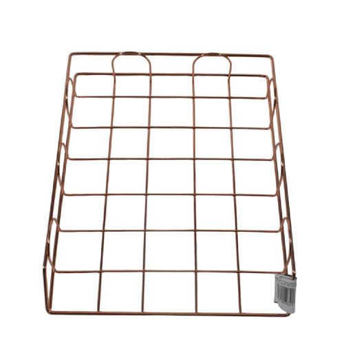 Bandeja para documento Golden Rosé 4 pisos 24 x 29,5 x 5,5 cm