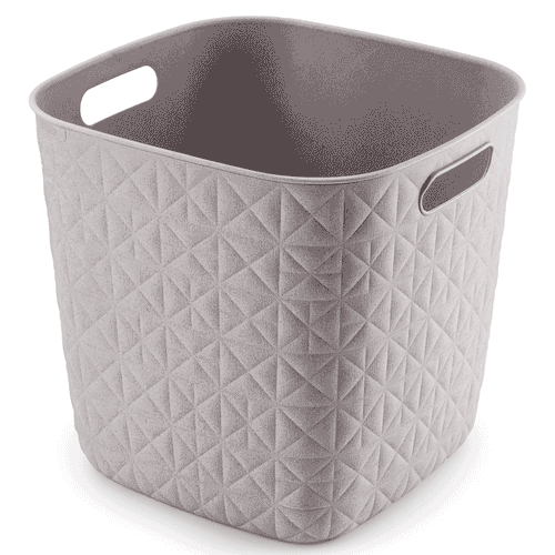 Canasto rectangular PP 15 L Taupe