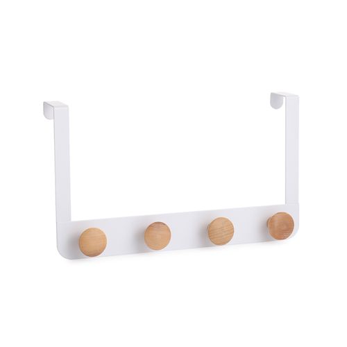 Perchero para Puerta 35x3x20 cm 4gw7051 w-4 ash Blanco