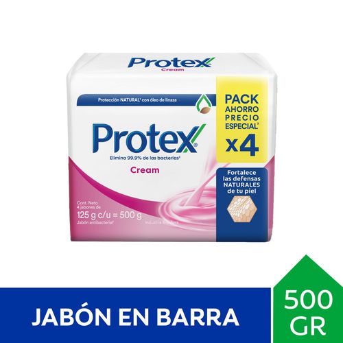 Pack x 4 jabones PROTEX Cream 125 g