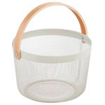Canasto-redondo-26-x-26-x-17.7-cm-acero-Blanco-con-asa