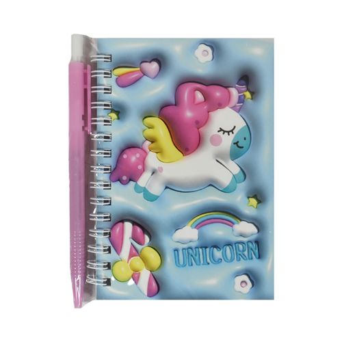 Libreta de Deberes A6 35 hojas + Lapicera Unicorn
