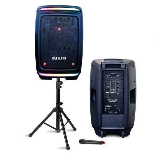 Sistema de Sonido AIWA con tripode Mod. AWSP14TW Mod. 1000W