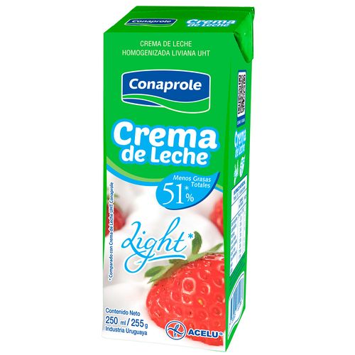 Crema de leche light CONAPROLE 250 cc
