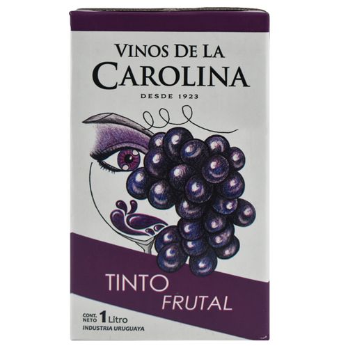 Vino Tinto Frutal DE LA CAROLINA 1 L