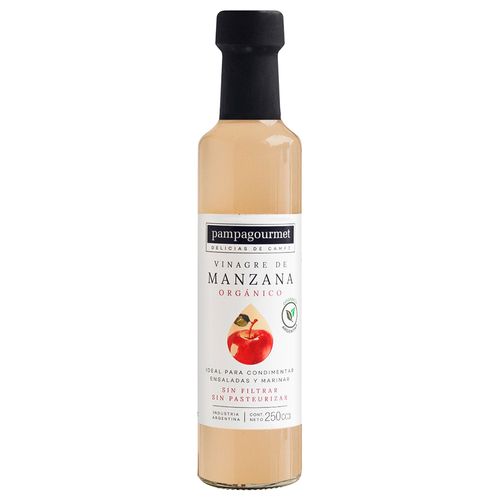 Vinagre de Manzana Orgánico Pampa GOURMET 250 cc