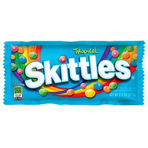 Caramelos SKITTLES tropical 61,5 g