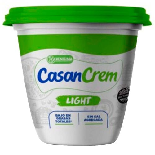 Queso Crema Light Sin Sal CASANCREM 290 g