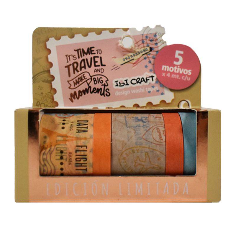 Cinta-adhesiva-IBI-CRAFT-5-un.-serie-travel