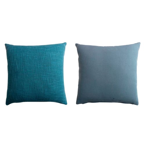 Almohadón decoración 50 x 50 cm azul