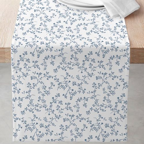 Sendero para mesa 45 x 150 cm estampado azul