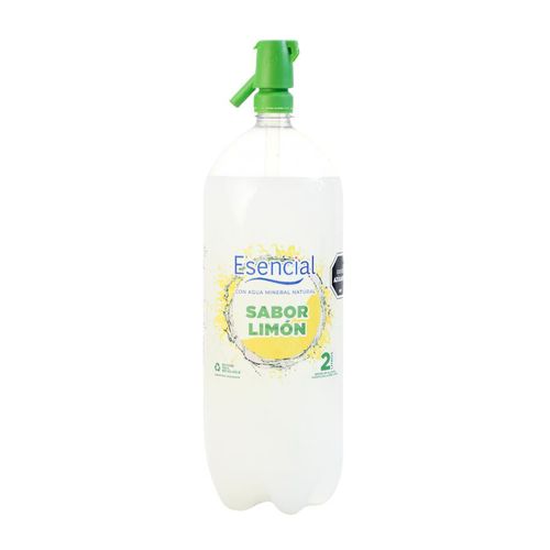 Agua soda ESENCIAL limón 2 L