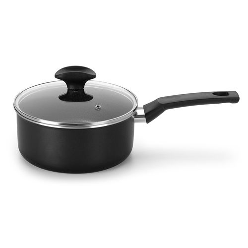 Cacerola 18 cm antiadherente con mango y tapa vidrio MULTIFLON