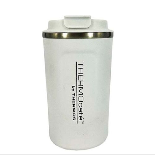 Thermocaf Vaso Blanco Acero Doble 380 ml con Tapa
