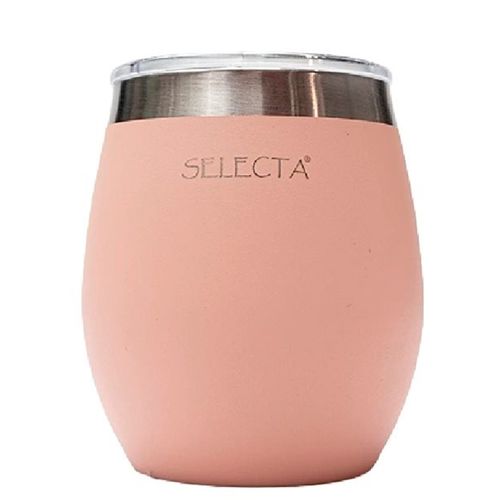 Mate 240 ml acero inoxidable doble pared Rosa AQUA