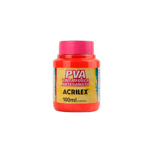 Pintura ACRILEX para artes rojo fuego 10ml