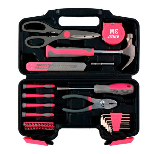 Set Kit KINZO de Herramientas Damas 39 Piezas