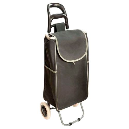 Carro de Feria con Bolsillo Lateral Gris