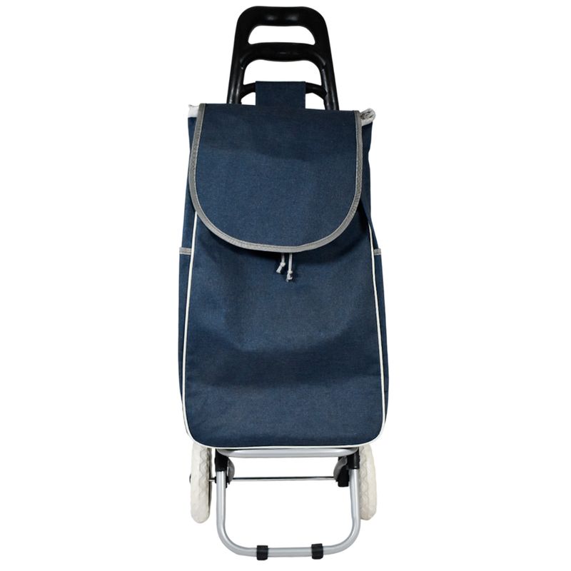 Carro-de-Feria-con-Bolsillo-Lateral-Azul